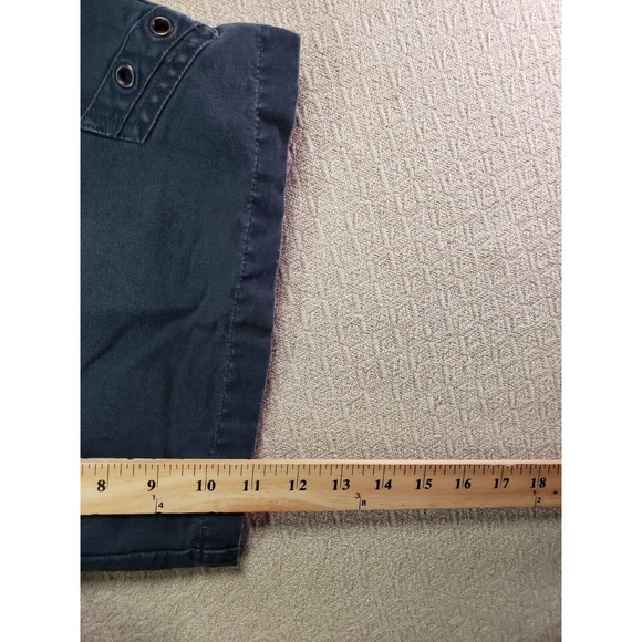 Baileys Point Shorts Mens 34 Blue Denim Cargo Low Rise Zipper Pockets Summer - Picture 6 of 10